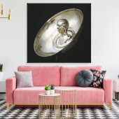 Schuif met de buste van een man binnen canvas afdruk (Insitu (Woonkamer))