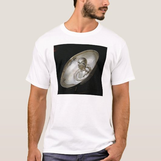 Schuif met de buste van een man binnen t-shirt (Voorkant)