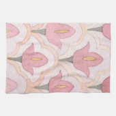 Schuif met de hand de tulp voor het eten. theedoek (Horizontaal)