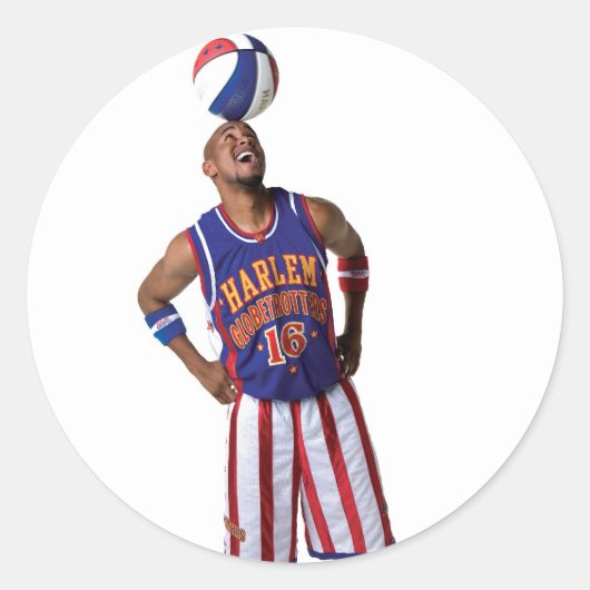 Schuif met de kogel op het hoofd ronde sticker (Voorkant)