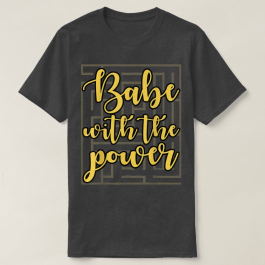 Schuif met de Power T-Shirt (Design voorkant)