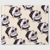 Schuif met de staart cadeaupapier (Vlak)