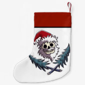 Schuif met de staart kleine kerstsok (Achterkant)