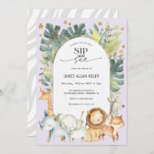 Schuif met een veilig meisje. kaart (Voorkant / Achterkant)