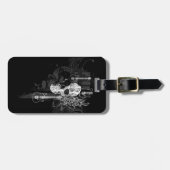 Schuif met gitaren bagagelabel (Voorkant horizontaal)