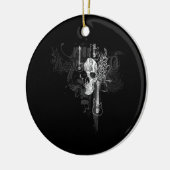 Schuif met gitaren keramisch ornament (Links)
