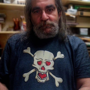 Schuif met hart T-shirt