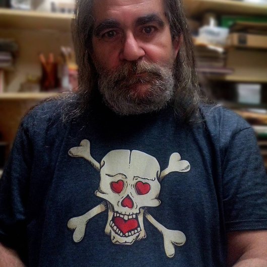 Schuif met hart T-shirt