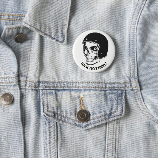 Schuif met helm ronde button 5,7 cm (In situ)