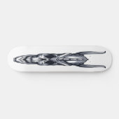 Schuif met horens persoonlijk skateboard (Horizontaal)