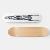 Schuif met horens persoonlijk skateboard (Horizontaal)