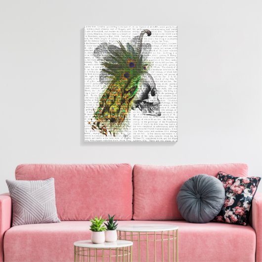 Schuif met kop canvas afdruk (Insitu (Woonkamer))