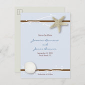 Schuif met lint aankondigingskaart (Voorkant / Achterkant)