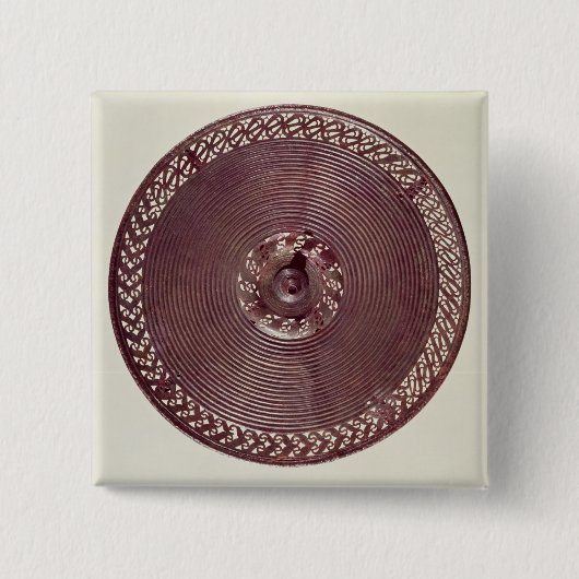 Schuif met openwerkrand vierkante button 5,1 cm (Voorkant)