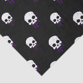 Schuif met Paarse driften Tissuepapier (Detail)