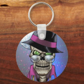 Schuif met Pet, bril, goudketting en Disco Sleutelhanger (Voorkant)