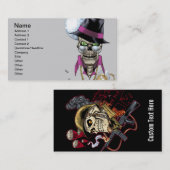 Schuif met Pet, bril, goudketting en Disco Visitekaartje (Voorkant / Achterkant)