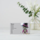 Schuif met Pet, bril, goudketting en Disco Visitekaartje (Staand voorkant)