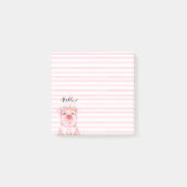 Schuif met roze strepen post-it® notes (Voorkant)