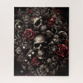 Schuif met rozen legpuzzel (Verticaal)