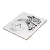 Schuif met rozen tegeltje (Zijkant)