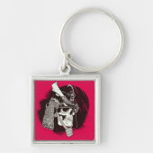 Schuif met Samurai Helmet Sleutelhanger (Voorkant)