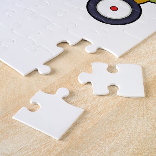 Schuif met Shell als auto Legpuzzel (Zijkant)