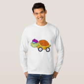 Schuif met Shell als auto T-shirt (Voorkant volledig)
