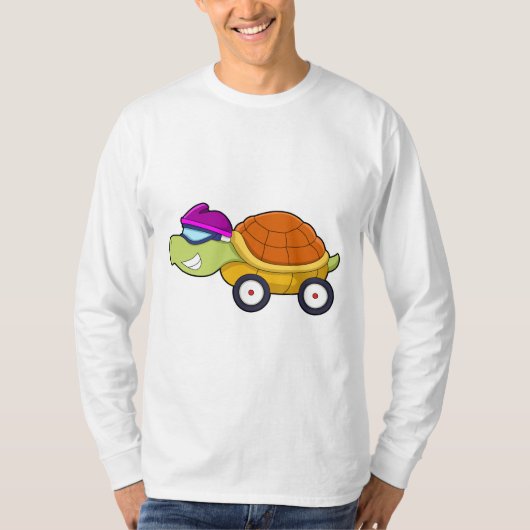 Schuif met Shell als auto T-shirt (Voorkant)