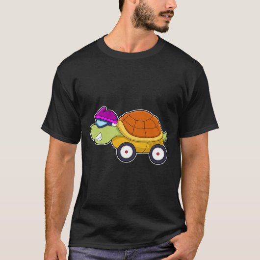 Schuif met Shell als auto T-shirt (Voorkant)