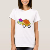 Schuif met Shell als auto T-shirt (Voorkant)
