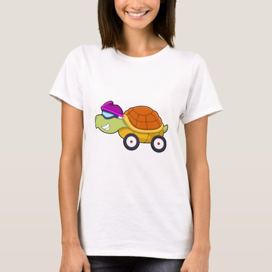 Schuif met Shell als auto T-shirt (Voorkant)