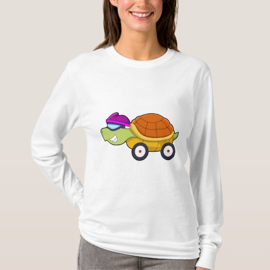 Schuif met Shell als auto T-shirt (Voorkant)