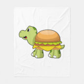 Schuif met Shell als Burger.PNG Fleece Deken (Voorkant)