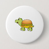 Schuif met Shell als Burger.PNG Ronde Button 7,6 Cm (Voorkant)