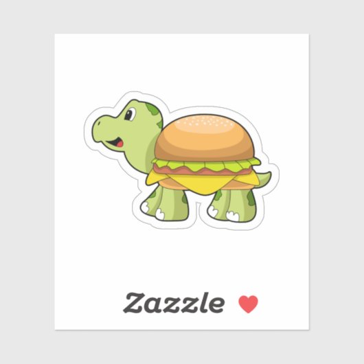 Schuif met Shell als Burger.PNG Sticker (Vel)