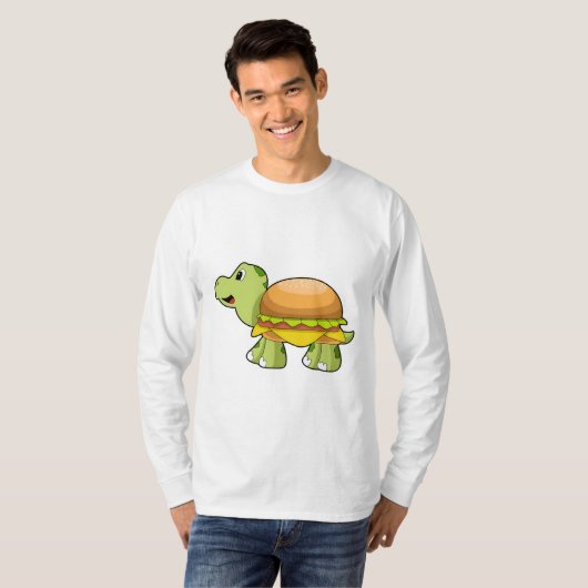 Schuif met Shell als Burger.PNG T-shirt (Voorkant volledig)