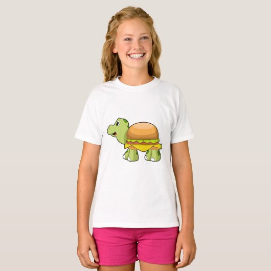 Schuif met Shell als Burger.PNG T-shirt (Voorkant volledig)