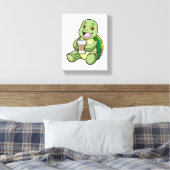 Schuif met Shell & Coffee om te gaan Canvas Afdruk (Insitu (Slaapkamer))