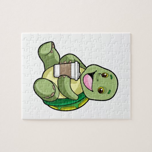 Schuif met Shell & Coffee om te gaan Legpuzzel (Horizontaal)