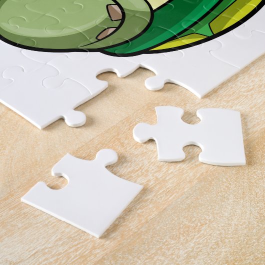 Schuif met Shell & Coffee om te gaan Legpuzzel (Zijkant)