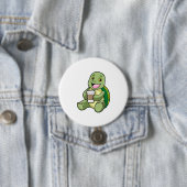 Schuif met Shell & Coffee om te gaan Ronde Button 7,6 Cm (In situ)