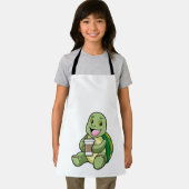 Schuif met Shell & Coffee om te gaan Schort (Insitu)