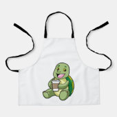 Schuif met Shell & Coffee om te gaan Schort (Voorkant)