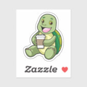 Schuif met Shell & Coffee om te gaan Sticker (Vel)