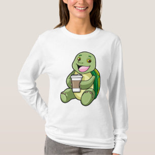 Schuif met Shell & Coffee om te gaan T-shirt