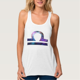 Schuif met slibsymbool voor raceback-Tanktop Tanktop