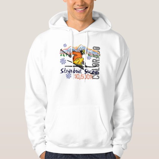 Schuif met steamboot Springs-skiphoed Hoodie (Voorkant)