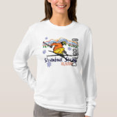Schuif met steamboot Springs-skiphoed T-shirt (Voorkant)