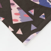 Schuif met veelhoekige siervoorwerpen. Halloween. Fleece Deken (Hoek)